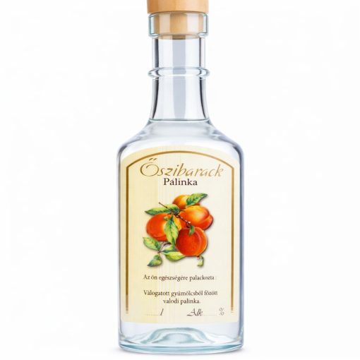 Spirit Pálinka Label - Peach (large)