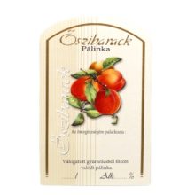 Spirit Pálinka Label - Peach (large)