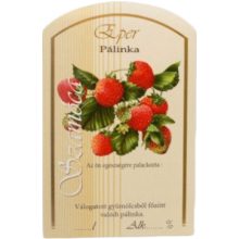 Spirit Pálinka Label - Strawberry (large)