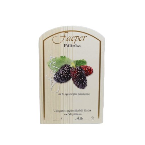 Spirit Pálinka Label - Strawberry (large)