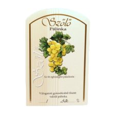 Spirit Pálinka Label - Grapes (large)