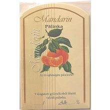 Spirit Pálinka Label - Mandarin (large)