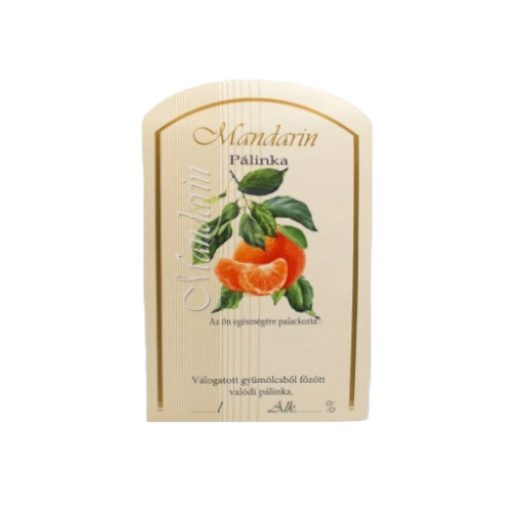 Spirit Pálinka Label - Mandarin (large)