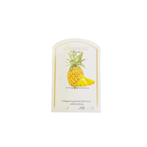 Spirit Pálinka Label - Pineapple (large)