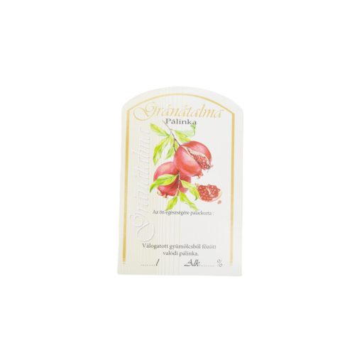 Spirit Pálinka Label - Pomegranate (large)