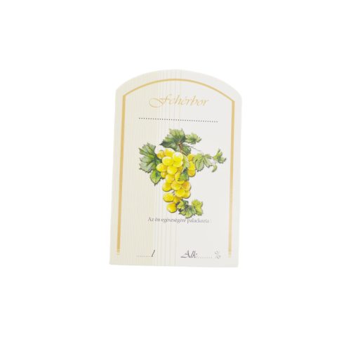 Spirit Pálinka Label - White wine (large)