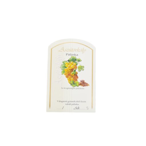 Spirit Pálinka Label - Aszú marc (large)