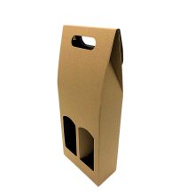 Kartónová krabica s 2 fľašami - Okienko