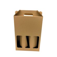 Kartónová krabica s 3 fľašami - Okienko