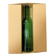 Kartónová krabica so 6 fľašami - Horizontálna