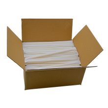 Slamky 250 ks 6 mm v bielej jednofarebnej prezentačnej krabičke, bez fóliového vrecka, jednotlivo balené